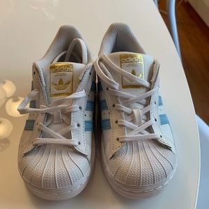 NWOT Adidas superstar sneakers size 11 kids